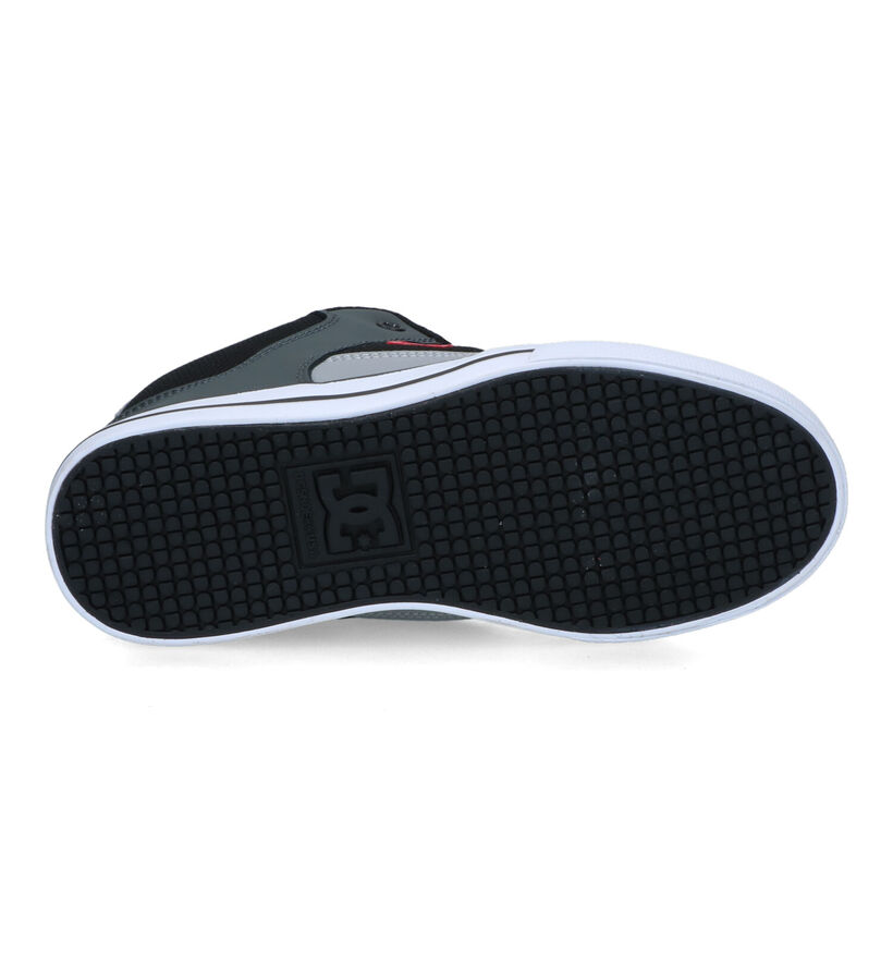 DC Shoes Pure Mid Grijze Sneakers in leer (319505)