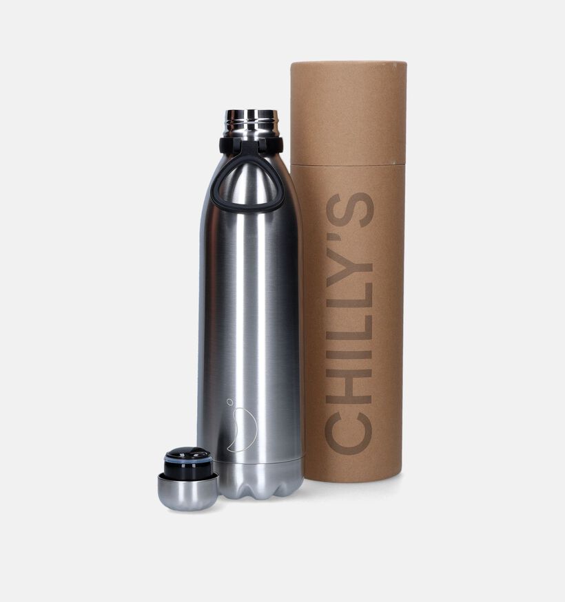 Chilly’s x Stainless Steel Zilveren Drinkfles 1.8l voor dames, heren (348998)