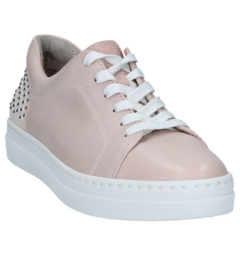 Tamaris Baskets basses en Rose clair en cuir (214189)