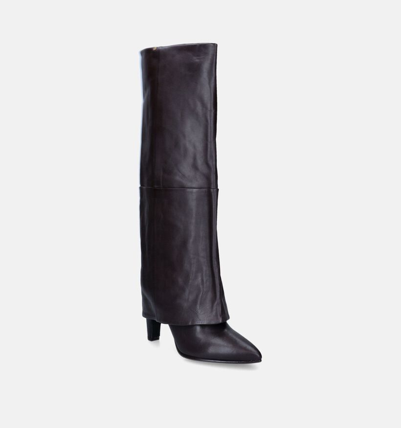 Bronx Jad-Ey Bottes avec talon en Brun pour femmes (357318)