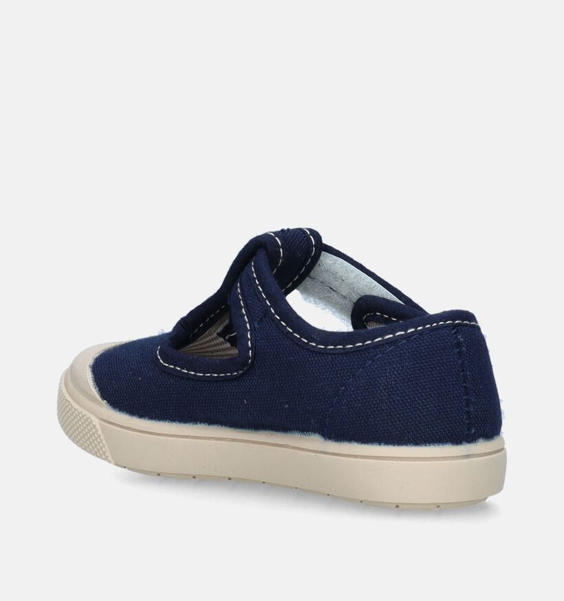 Ani Chaussures à scratch en Bleu pour garçons (340009)