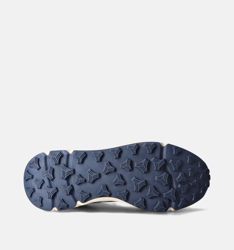 Lyle & Scott Girvan Witte/Blauwe Veterschoenen voor heren (354476) - geschikt voor steunzolen