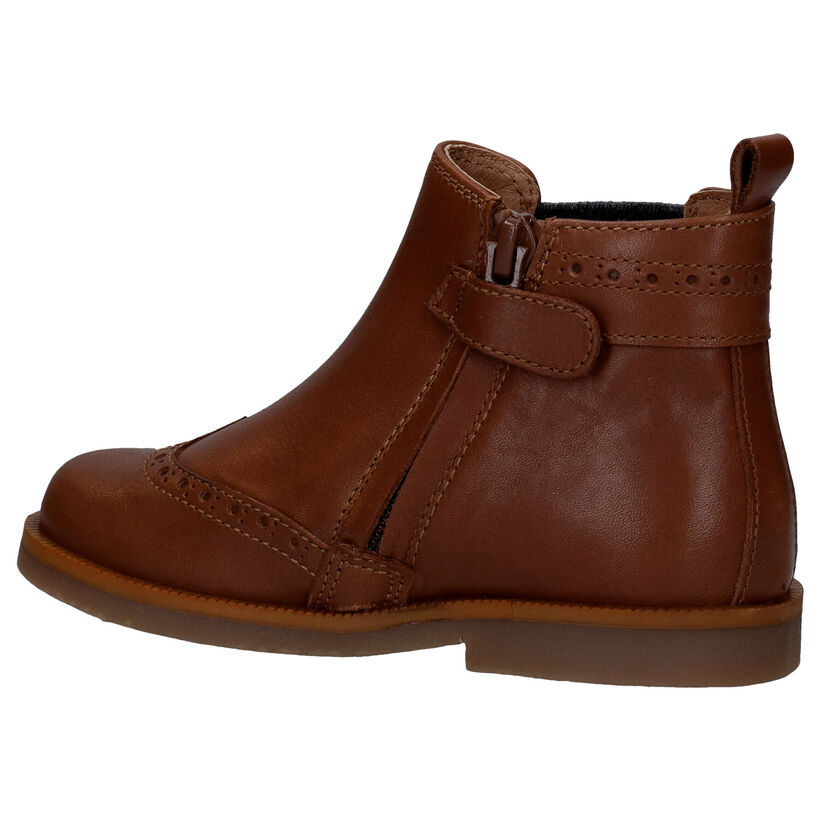 Romagnoli Chelsea Boots en Cognac en cuir (281526)