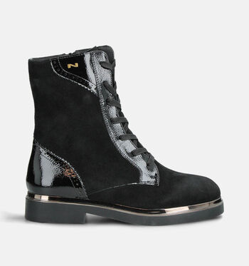 Boots à lacets noir