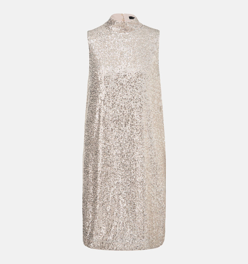 comma Robe de fête en Beige pour femmes (334762)