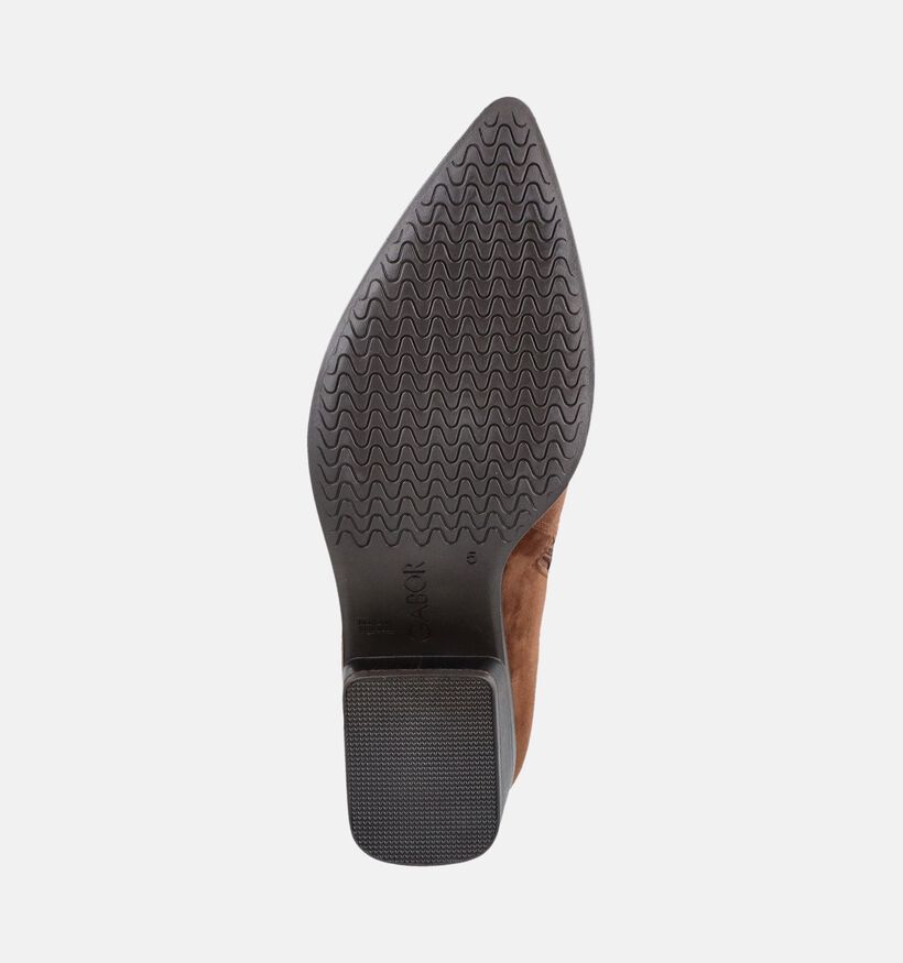 Gabor Comfort Bruine Enkellaarzen met Lage Hak voor dames (380094)