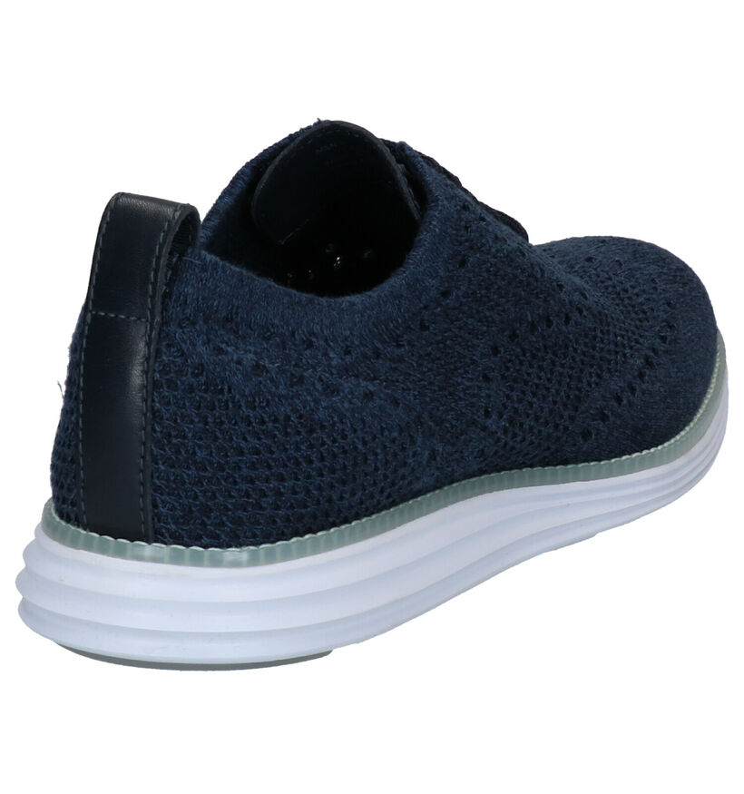 Cole Haan Original Grand Chaussures à lacets en Bleu en textile (267439)