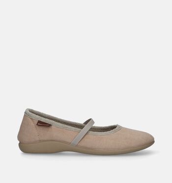 Pantoffels beige