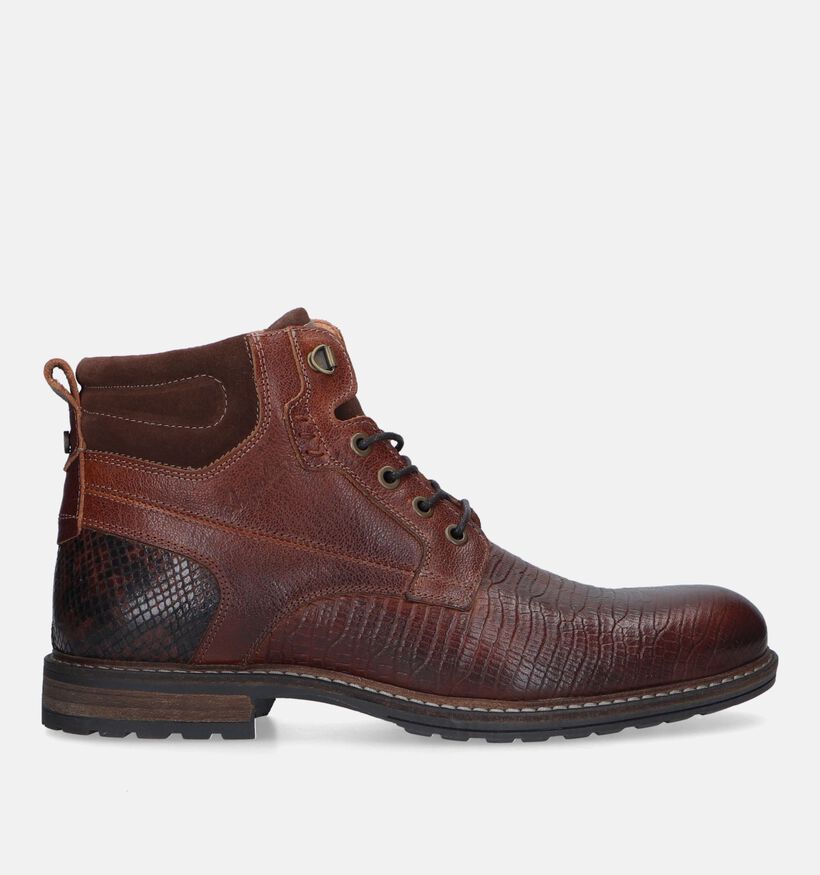 Australian Rick Bottines en Marron pour hommes (329960) - pour semelles orthopédiques