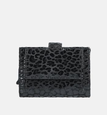 Charm London Portemonnees Zwart/Wit/Goud/Zilver