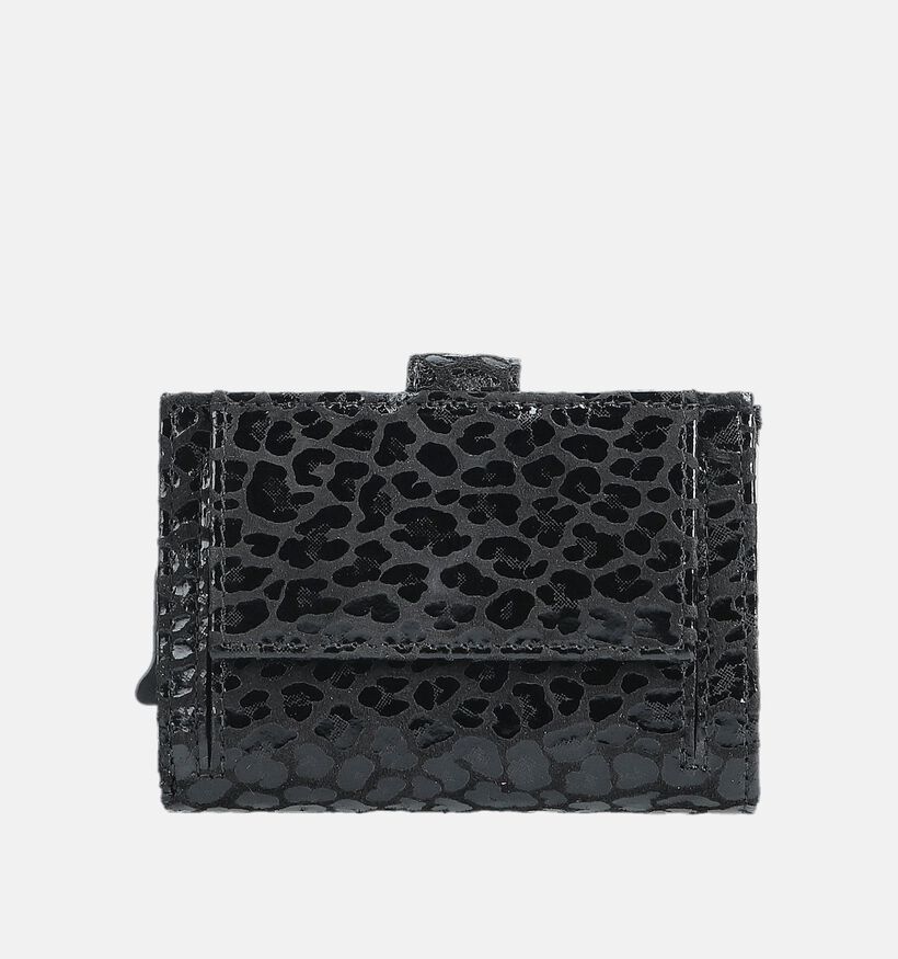 Charm London Leopard Porte-carte en Noir pour femmes (374371)