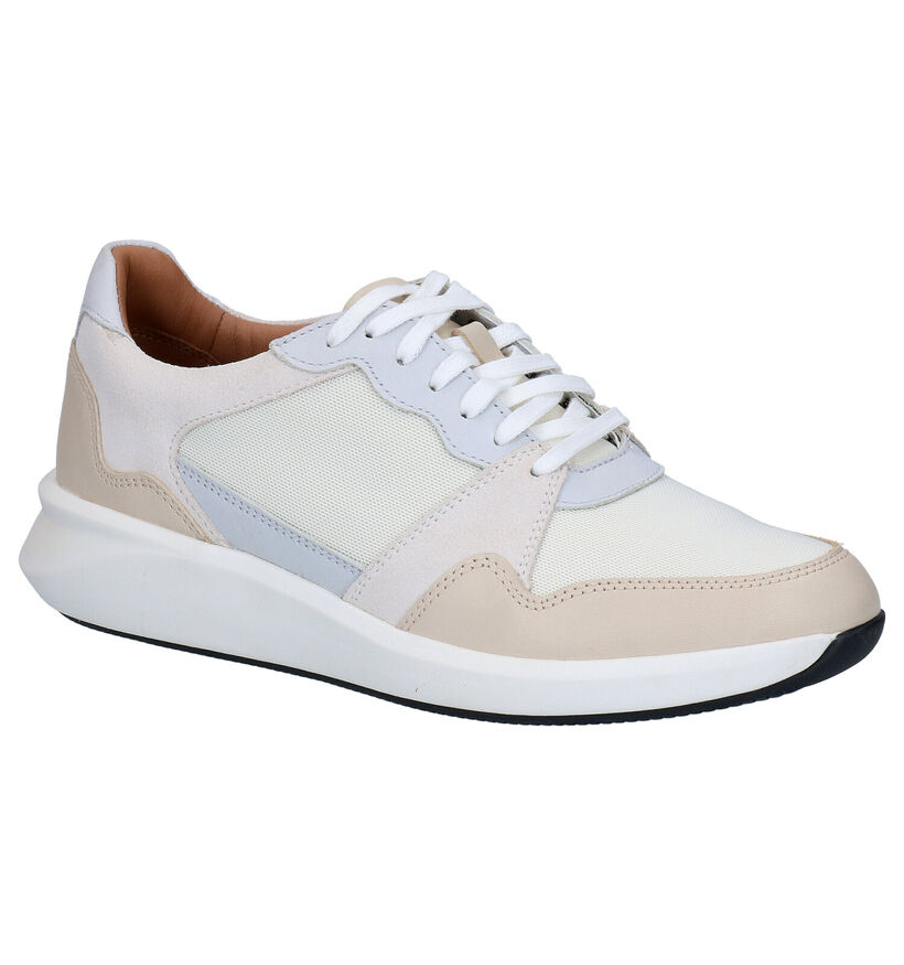 Clarks Ecru Sneakers in nubuck (275671)