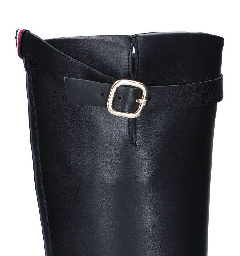 Tommy Hilfiger Belt Buckle Bottes hautes en Noir pour femmes (314138)