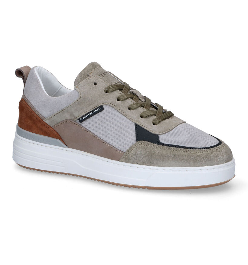 Cycleur de Luxe Commuter Chaussures à lacets en Taupe pour hommes (340789) - pour semelles orthopédiques