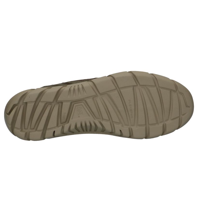 Kaki Casual Veterschoenen Caterpillar Camberwell in nubuck (225472)