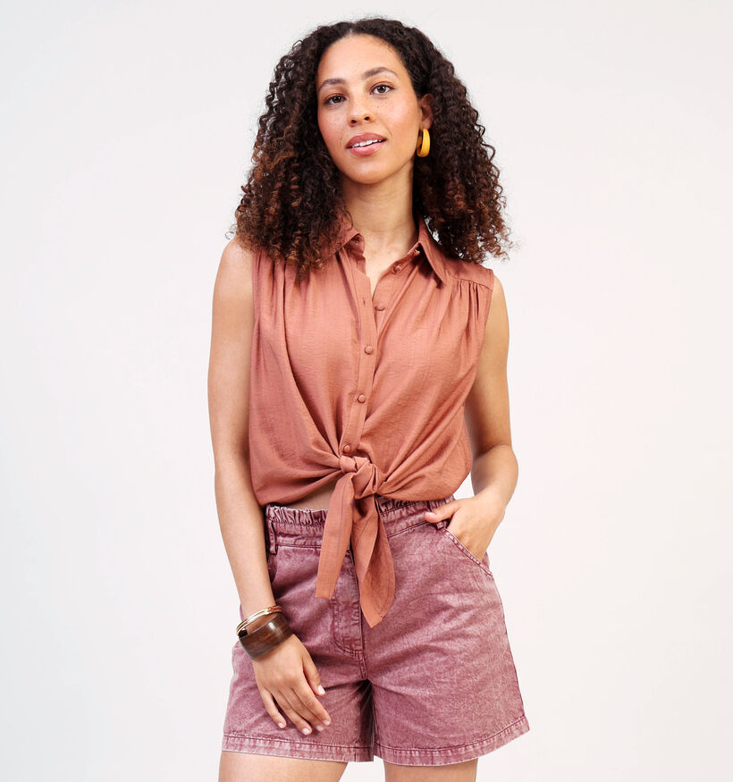 Minus Seria Bruine Blouse voor dames (359038)