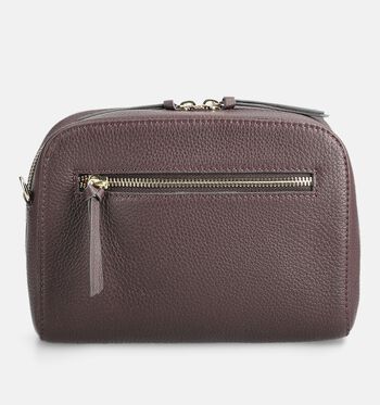 Crinkles Crossbody tassen Bruin/Bordeaux