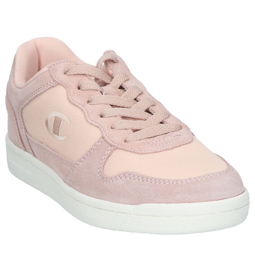 Roze Sneakers Champion Chicago Basket NB Low in daim (240828)