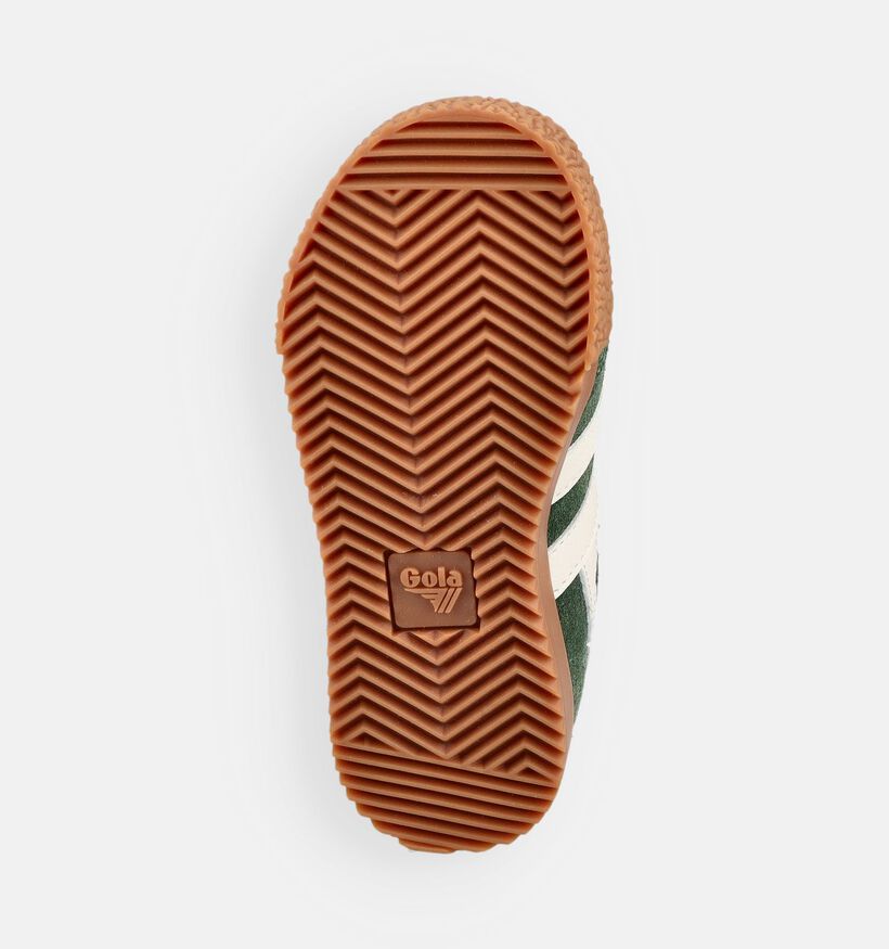 Gola Harrier Strap Groene Sneakers voor jongens, meisjes (368599) - geschikt voor steunzolen