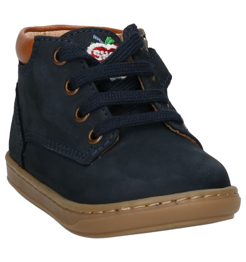 Shoo Pom Bouba Zip Desert Blauwe Schoentjes in nubuck (288579)