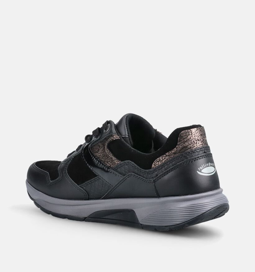 Gabor Zwarte Sneakers voor dames (376942) - geschikt voor steunzolen