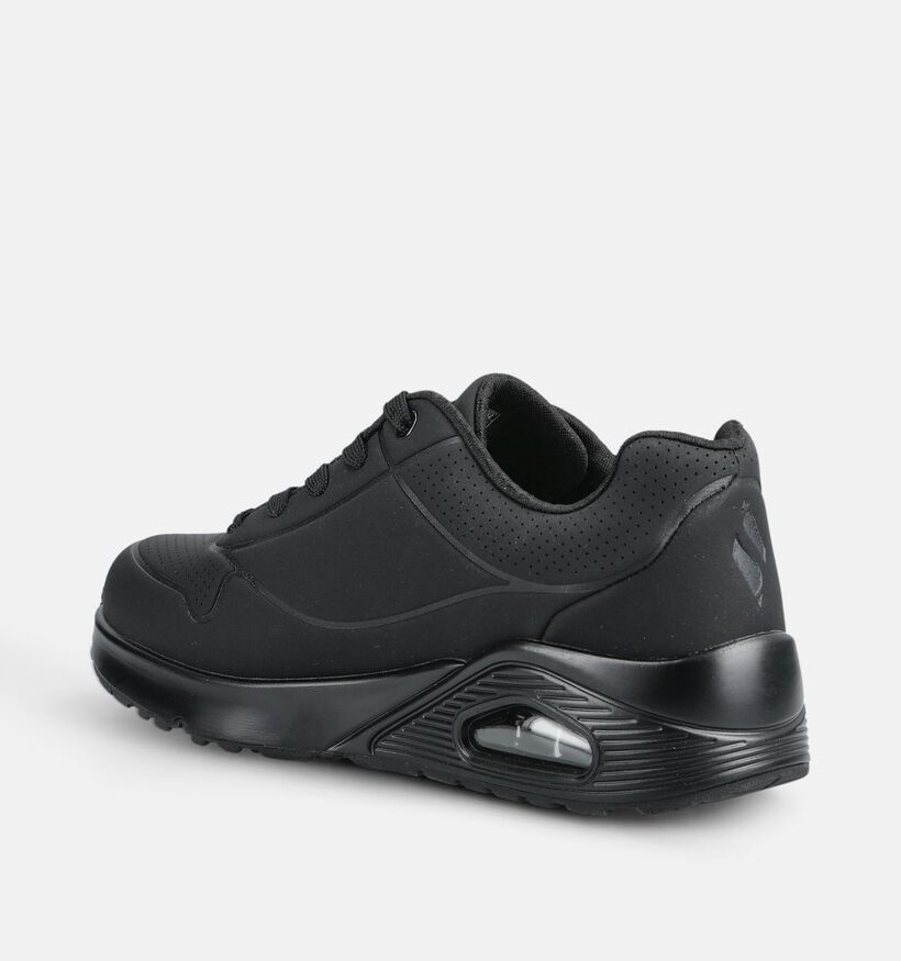 Skechers Uno Stand On Air Baskets en Noir pour gar&ccedil;ons, filles (375668)