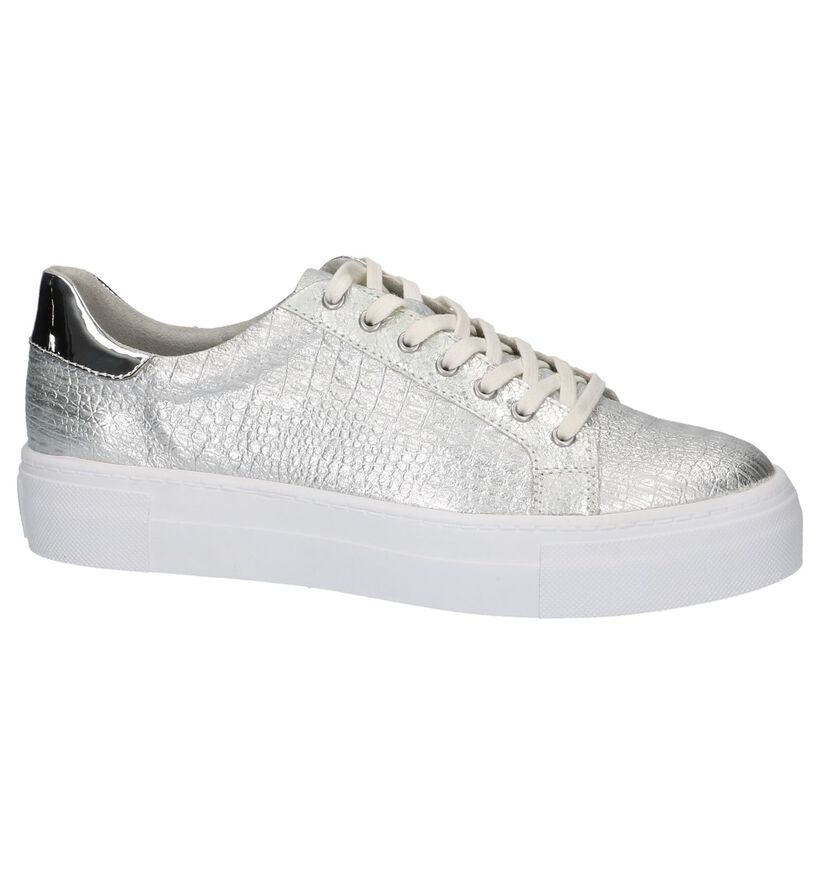 Zilveren Sneakers Tamaris TOUCH it in stof (214181)