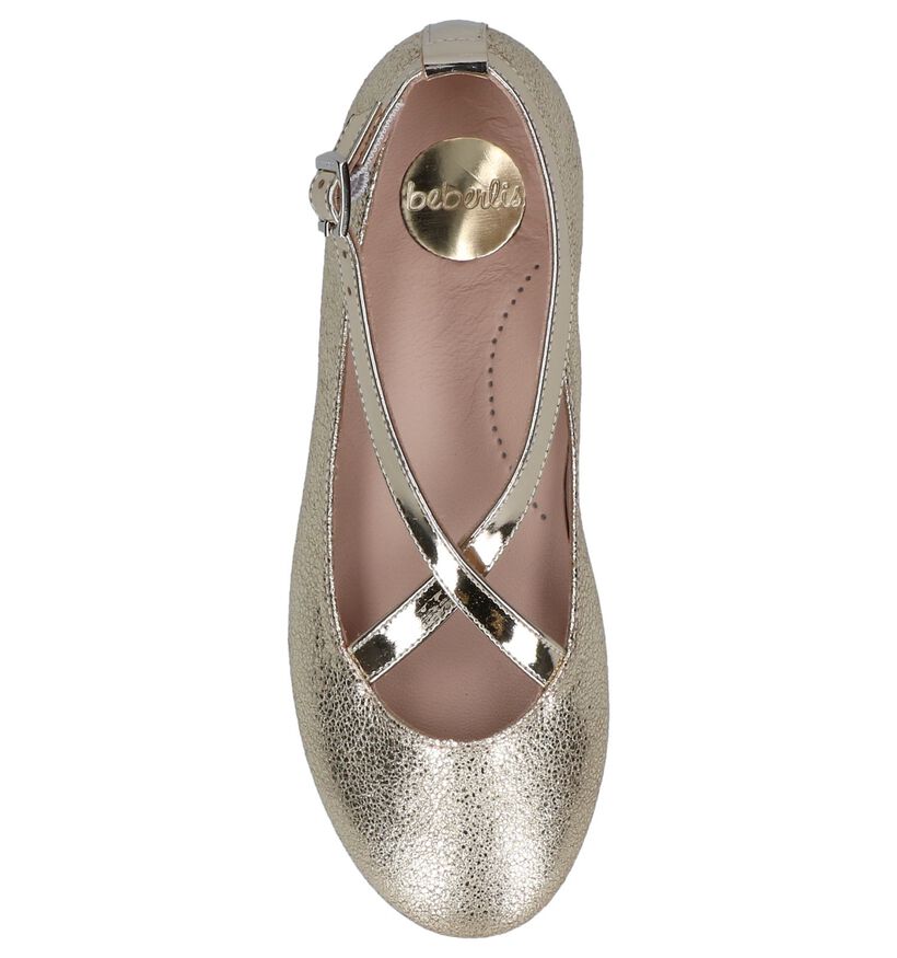 Beberlis Ballerines en Or en cuir (245717)