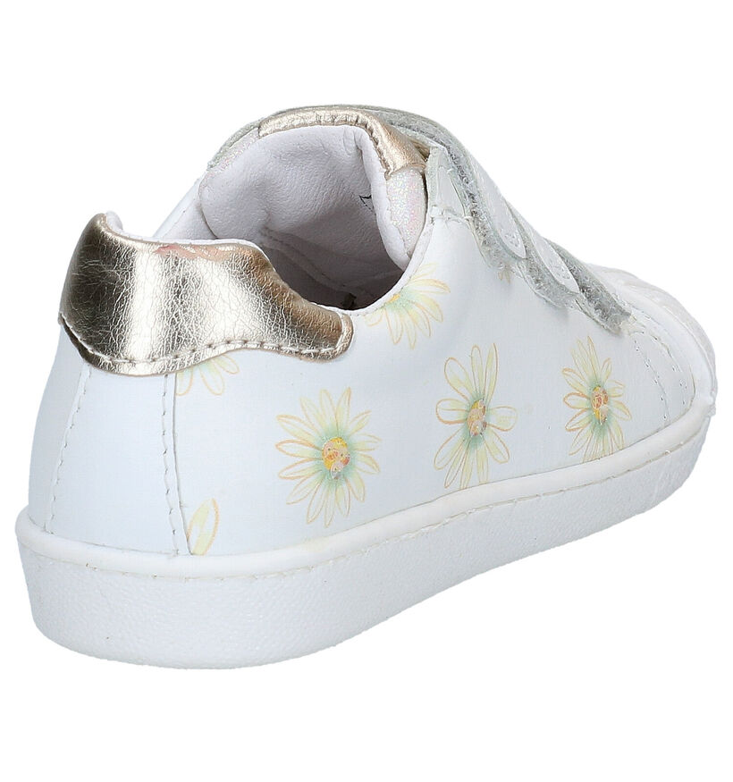 Kipling Virani Witte Velcroschoenen in leer (289325)