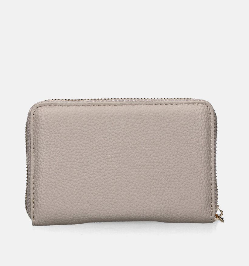 Laurent David Nos 001 Porte-monnaie zippé en Beige pour femmes (351294)