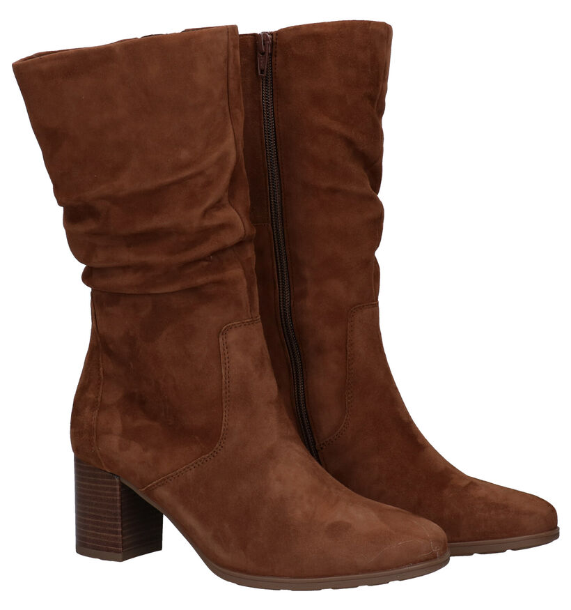 Comfort Bottes courtes en Cognac en nubuck (282344)