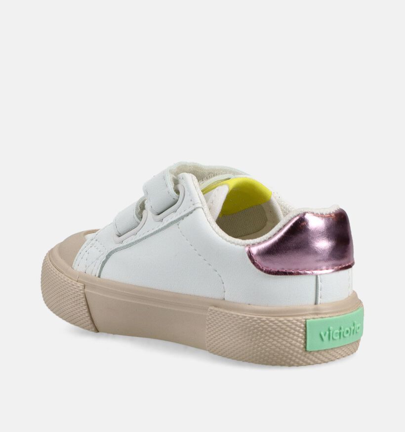 Victoria Witte Lage Sneakers voor meisjes (370996) - geschikt voor steunzolen