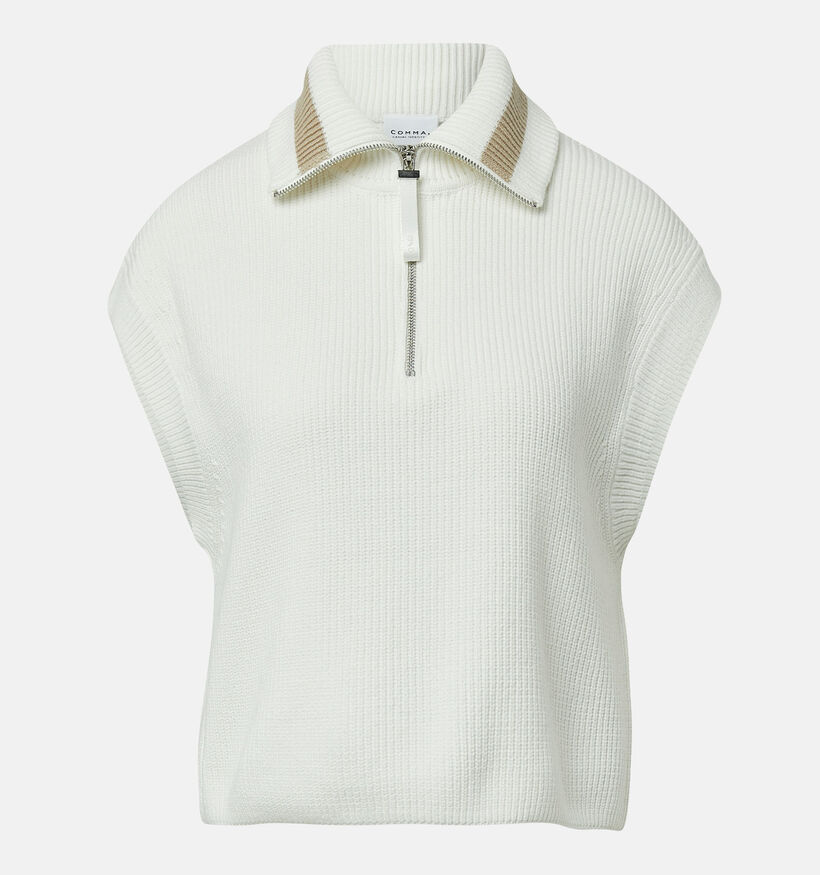 comma casual identity Witte Trui Korte Mouwen voor dames (364859)