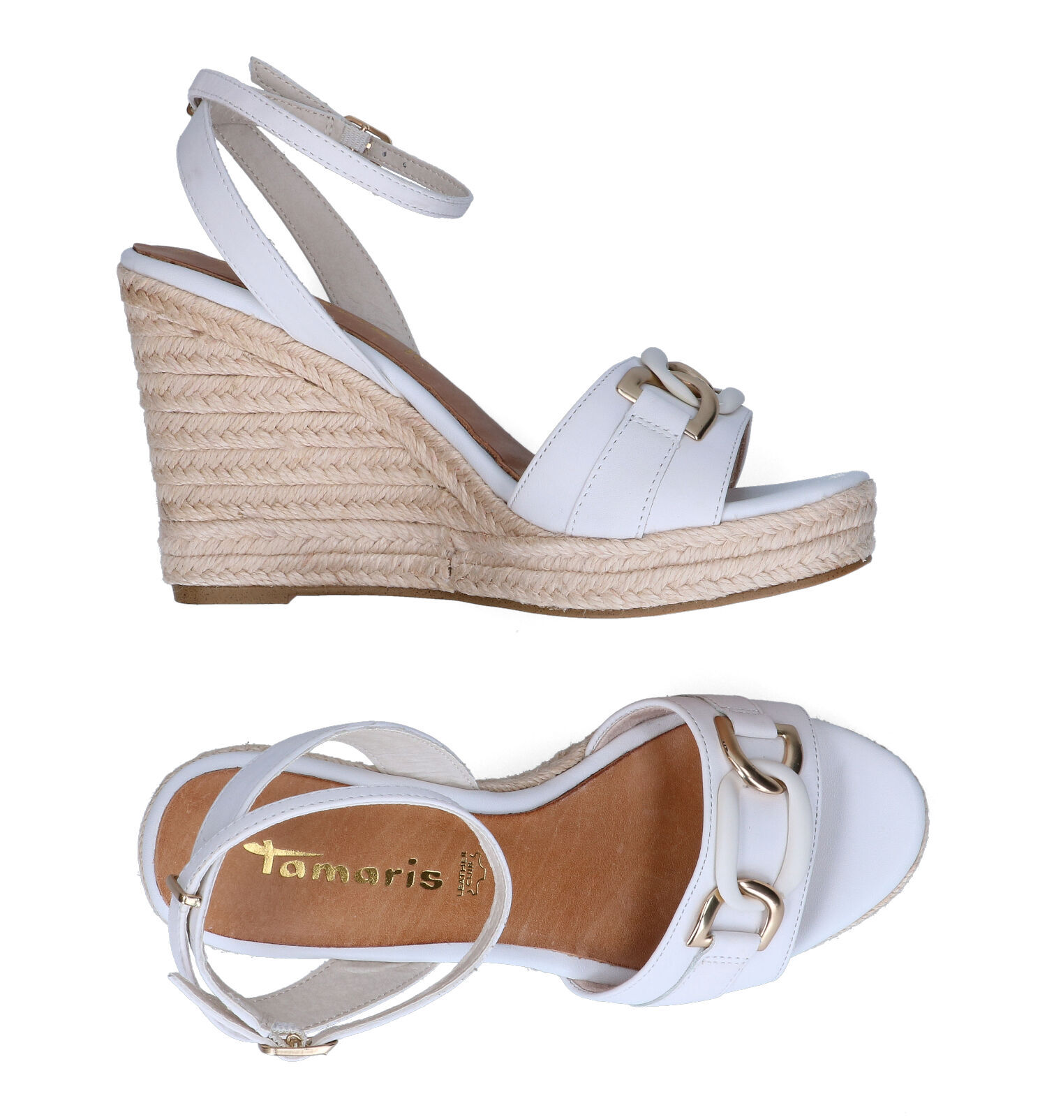 Tamaris Touch it Witte Sandalen | TORFS.BE | Gratis verzend en retour