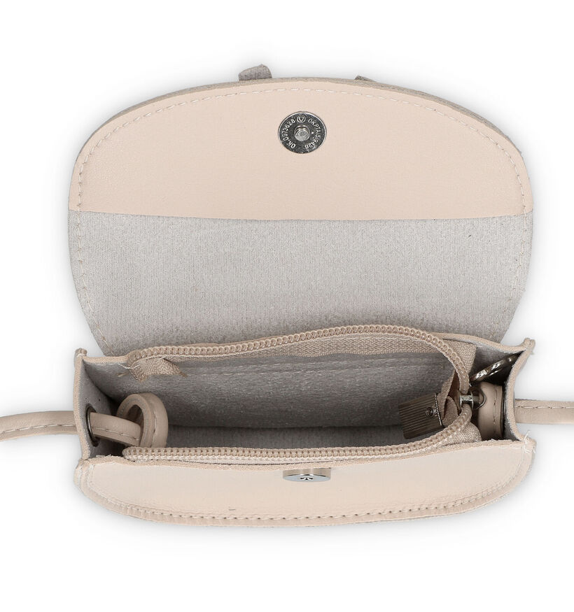 Yuko B Louise Beige Crossbody Tas in kunstleer (327784)