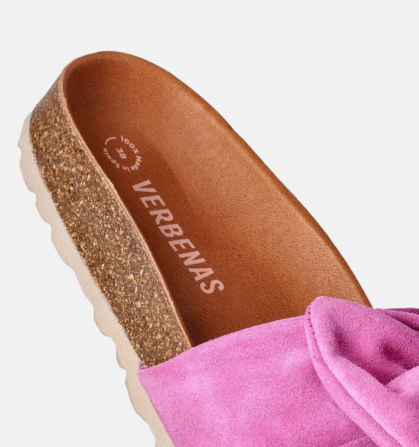 Verbenas Roxy Nu-pieds plates en Rose pour femmes (357410)