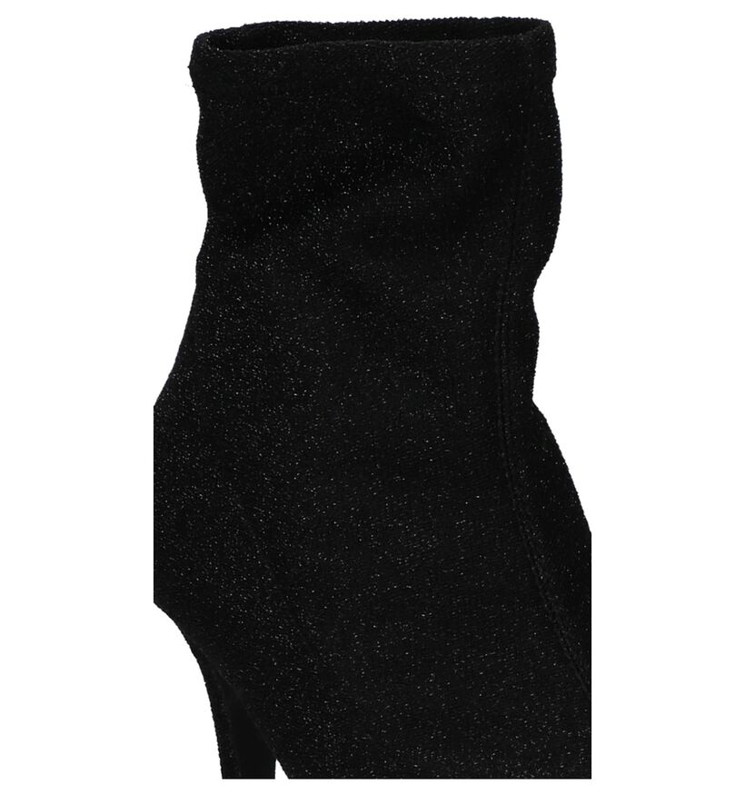 Youh! Bottes courtes en Noir en textile (230445)