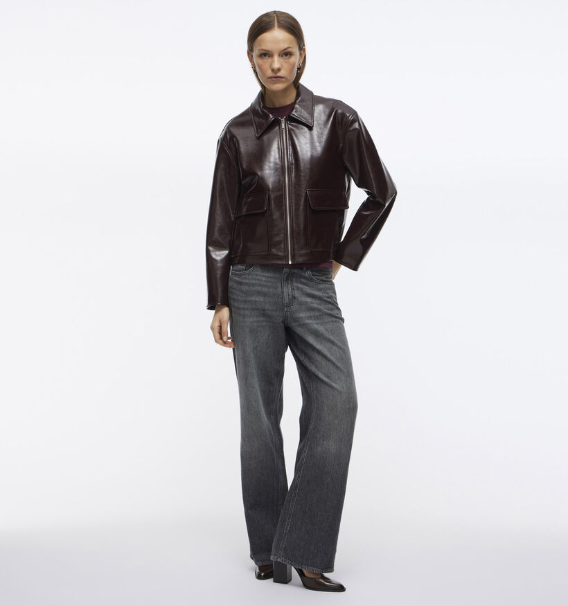 Vila Jenora Fig Bordeaux Jas voor dames (364063)