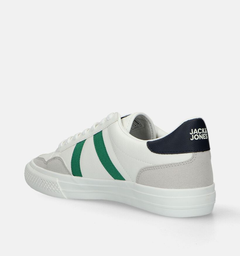 Jack & Jones Morden PU Chaussures à lacets en Blanc pour hommes (337923) - pour semelles orthopédiques