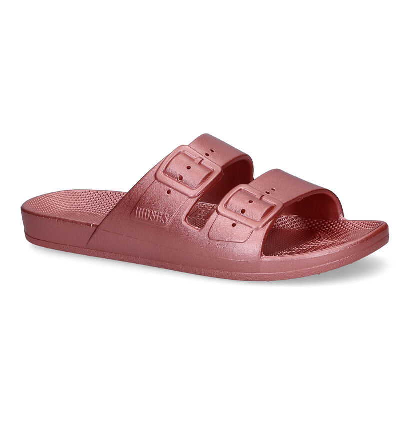 Freedom Moses Fancy Bronzen Slippers in kunststof (323018)