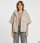 Laurent David Lichtbeige Fluffy Vest voor dames (382022)