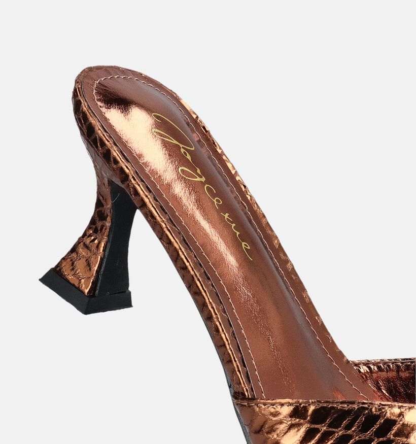 Joyce x me Bruine Slippers met hak voor dames (373227)