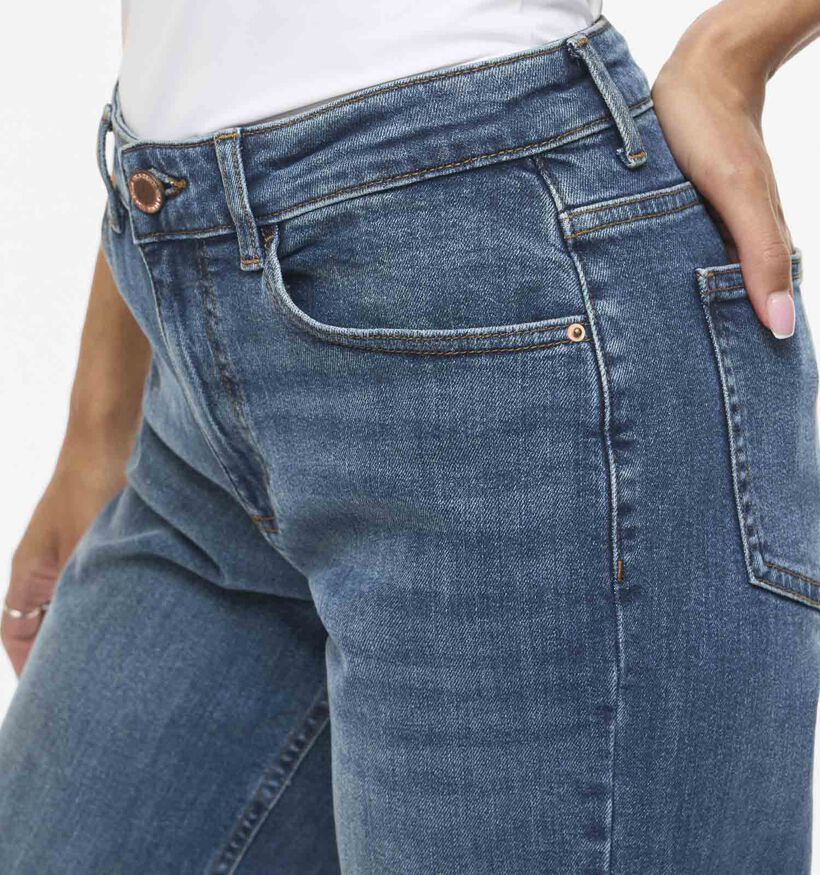 Vila Lisa Straight Leg Blauwe Jeans voor dames (378448)