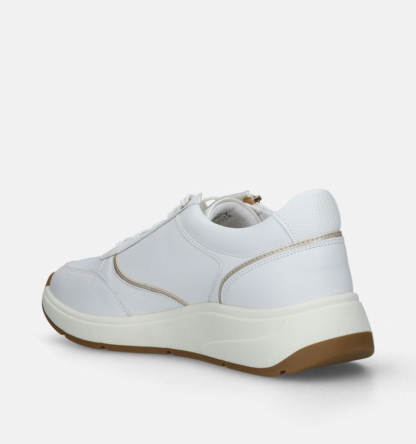 Geox Cristael Witte Sneakers voor dames (335654) - geschikt voor steunzolen