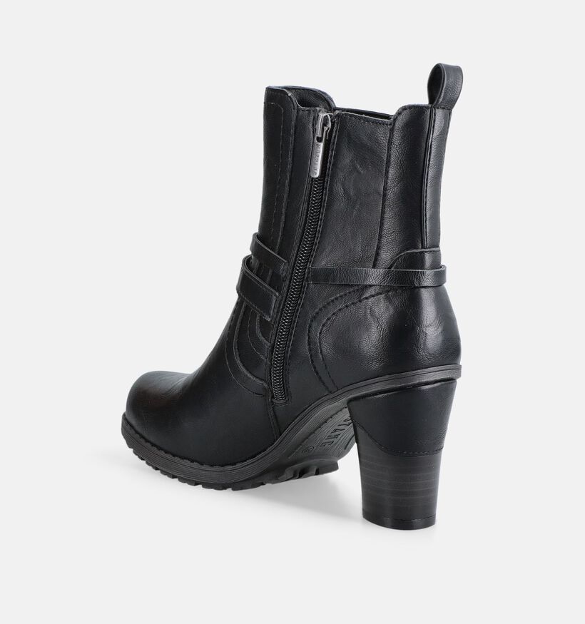 Mustang Bottines &agrave; talons hautes en Noir pour femmes (378910)