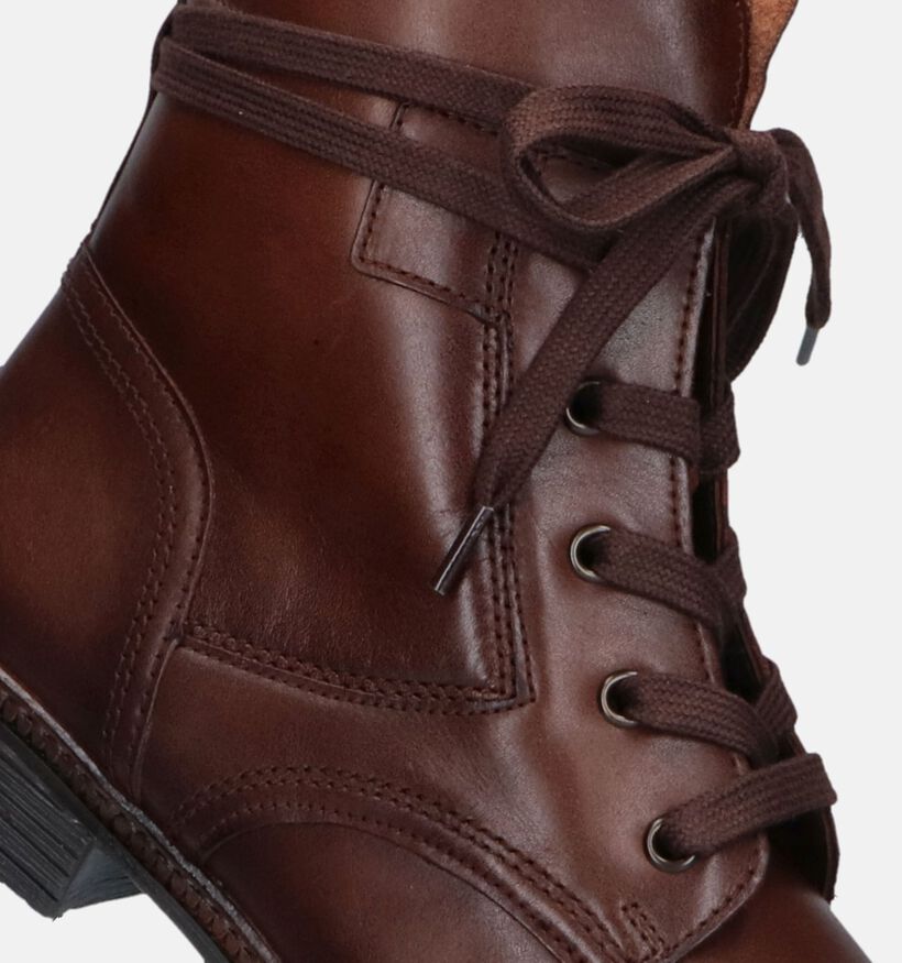 Gabor Best Fitting Bottines en Cognac pour femmes (347099) - pour semelles orthopédiques