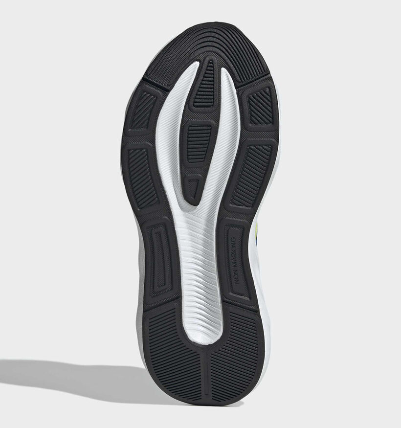 adidas Galaxy Baskets basses en Bleu pour gar&ccedil;ons (375420) - pour semelles orthop&eacute;diques