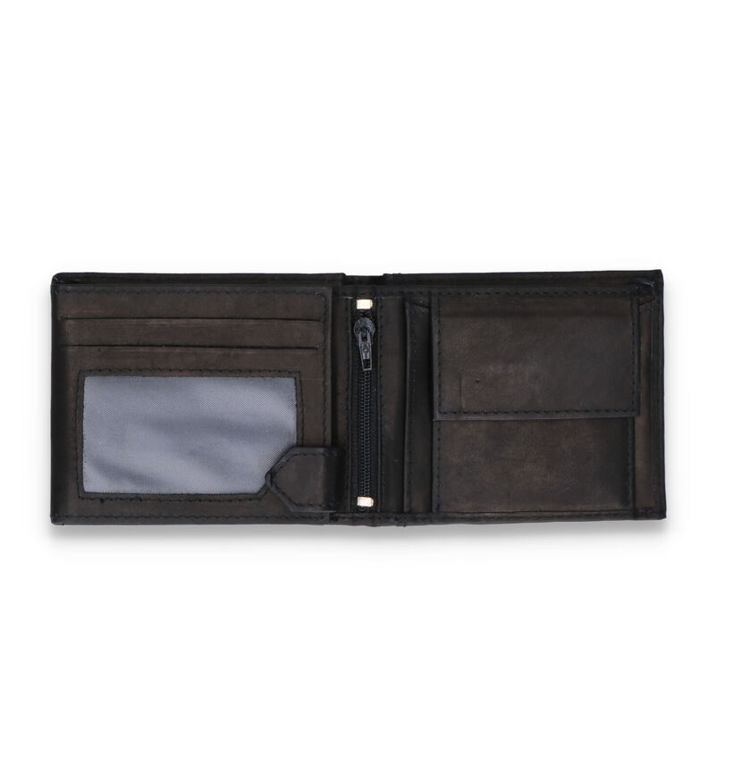 Euro-Leather Portefeuille en Noir pour hommes (365214)
