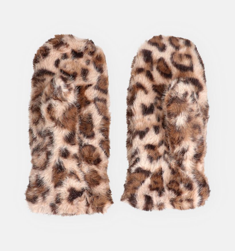 Via Limone Leopard Beige Wanten voor dames (367385)