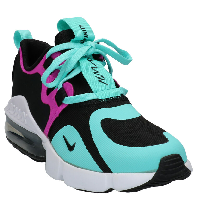 Nike Air Max Infinity Zwarte Sneakers in stof (261675)